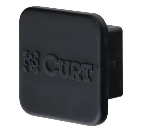 CURT Hitch Tube Covers 22272 Receiver Cover, 2 in. x 2 in., Rubber, Black, Universal, Each thumbnail 2