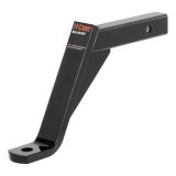 CURT Powdercoated Ball Mounts 45112 Receiver Hitch Mount, Black, 2 in. Square, 10 in. Drop, 8 in. Rise, 10.25 in. Length, Each thumbnail 3