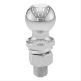 CURT Hitch Balls 40038 Ball, Chrome, 2 in. Ball, 1 in. Diameter Shank, 2.250 in. Length Shank, 12,000 lbs., Each thumbnail 1