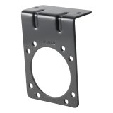 CURT Connector Brackets 58510 Vehicle Towing Harness Adapter Mounting Bracket, Bracket, 14 Gauge Steel, Black, 7 Pole, Car End, Each thumbnail 1