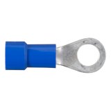 CURT Insulated Ring Terminals 59521 Wiring Connectors, Terminals, #10 Stud Style, 14 To 16-gauge, Blue, Set of 100 thumbnail 2