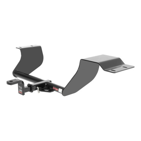 CURT Class 1 Receiver Hitch 110673 Trailer Hitch, I, 1/4 in. Receiver, Black Powdercoated, Ford, Each