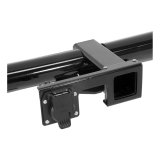 CURT Trailer Wire Connector Brackets 58000 Bracket, Type, Steel, Black, Designed for 2 in. Square Tube Receiver Hitch, Each thumbnail 2