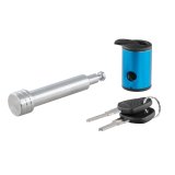 CURT Receiver Locks 23502 Hitch Lock, Stainless Steel Pin, Natural, Keys, 0.625 in. Hole Size, 2 in. Receiver, Each thumbnail 4