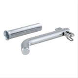 CURT Receiver Pins and Clips 21561 Hitch Pin, 0.500 in. Diameter with Swivel, Includes 0.625 in. Adapter, Fits 1.250 in. or 2.000 in. Tubes, Steel, Zinc Plated, Each thumbnail 1