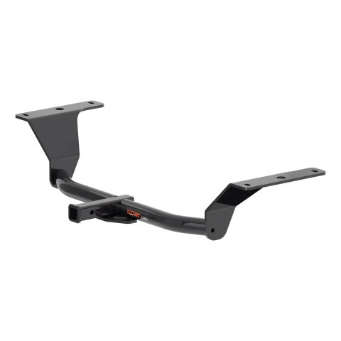 CURT Class 1 Receiver Hitch 11630 Hitch, Rear, 1, 1.250 in. Square, 200 lb. Max Tongue, 2,000 lb. Max Trailer, Round Tube Welded, Black Powdercoated, Hyundai, Each thumbnail 7