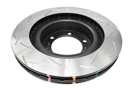 DBA Club Spec 4000 T3 Brake Rotors DBA42736S Rotor, T3, Vented, Slotted Surface, Iron, Black Painted, Lexus, Toyota, Front, Each thumbnail 3