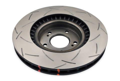 DBA Club Spec 4000 T3 Brake Rotors DBA4928S Rotor, T3, Iron, Black Anodized, Slotted Surface, Nissan, Front, Each thumbnail 6