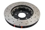 DBA HD Series 5000XS Brake Rotors for 2005-2014 MUSTANG - DBA52113BLKXS Rotor, 5000XS, Vented, Cross-Drilled and Slotted Surface, Iron, Black Painted, Ford, Front, Each thumbnail 2