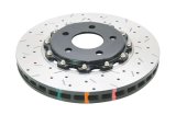 DBA HD Series 5000XS Brake Rotors for 2005-2014 MUSTANG - DBA52113BLKXS Rotor, 5000XS, Vented, Cross-Drilled and Slotted Surface, Iron, Black Painted, Ford, Front, Each thumbnail 5
