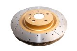 Disc Brakes Australia USA LLC Brake Rotors DBA2604X Street Gold Crossdrill/slot KP [ Holden Redline/Chev Camaro V8 10-> F ] thumbnail 1