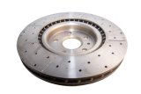 Disc Brakes Australia USA LLC Brake Rotors DBA2604X Street Gold Crossdrill/slot KP [ Holden Redline/Chev Camaro V8 10-> F ] thumbnail 2