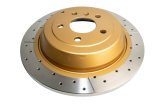 Disc Brakes Australia USA LLC Brake Rotors DBA2253X Street Gold Cross-drilled/slotted SLD[ Mercedes M Class 05-> R ] thumbnail 1
