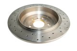 Disc Brakes Australia USA LLC Brake Rotors DBA2253X Street Gold Cross-drilled/slotted SLD[ Mercedes M Class 05-> R ] thumbnail 2
