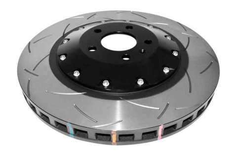 Disc Brakes Australia USA LLC Brake Rotors DBA52778BLKS 5000 Assembled Two Piece BLACK T3 Slotted KP [ Audi S6 V10 06-12 F ] thumbnail 1