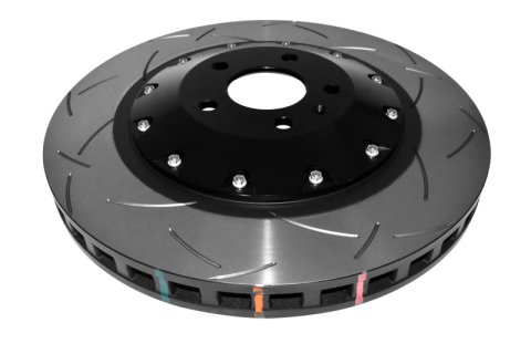 Disc Brakes Australia USA LLC Brake Rotors DBA52778BLKS 5000 Assembled Two Piece BLACK T3 Slotted KP [ Audi S6 V10 06-12 F ] thumbnail 2