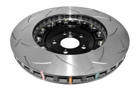 Disc Brakes Australia USA LLC Brake Rotors DBA52778BLKS 5000 Assembled Two Piece BLACK T3 Slotted KP [ Audi S6 V10 06-12 F ] thumbnail 4