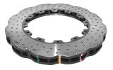 Disc Brakes Australia USA LLC Brake Rotors DBA52844.1WXD 5000 Rotor Cross Drilled/Dimpled WAVE KP 370mmx34mm [ AUDI-RS3 -> F ] NAS Nuts Included thumbnail 3