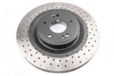 Disc Brakes Australia USA LLC Brake Rotors DBA43342XD 4000 Crossdrilled/Dimpled KP [ Kia Stinger Series CK GT, 330S & 330Si 3.3L V6 07/17-> F ] thumbnail 1