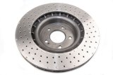 Disc Brakes Australia USA LLC Brake Rotors DBA43342XD 4000 Crossdrilled/Dimpled KP [ Kia Stinger Series CK GT, 330S & 330Si 3.3L V6 07/17-> F ] thumbnail 4