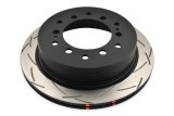 DBA Club Spec 4000 T3 Brake Rotors DBA42737S Rotor, T3, Vented, Slotted Surface, Iron, Black Painted, Lexus, Toyota, Rear, Each thumbnail 8