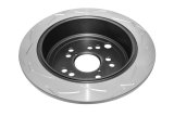 DBA Club Spec 4000 T3 Brake Rotors DBA42659S-10 Rotor, T3, Solid, Slotted Surface, Iron, Black Painted, Subaru, Rear, Each thumbnail 3