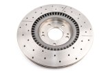 Disc Brakes Australia USA LLC Brake Rotors DBA2472X Street Gold Cross-drilled/slotted KP [ Hyundai i40 17/18'' wheels 2011-> F ] thumbnail 2