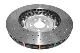 Disc Brakes Australia USA LLC Brake Rotors DBA52778SLVXD 5000 Fully Assembled 2-piece CLEAR Anodised Hat Cross Drilled/Dimpled KP [ Audi S6 V10 06-12 F ] thumbnail 3