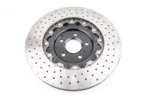 Disc Brakes Australia USA LLC Brake Rotors DBA52968BLKXD 5000 Assembled Two Piece BLACK XD Crossdrilled/Dimpled KP [Ford Focus RS Series LZ AWD 16-> F] thumbnail 2