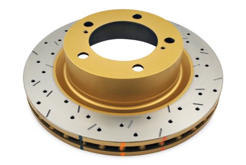 DBA HD Series 4000XS Brake Rotors for 2009-2010 FJ CRUISER, 2007-2015 LAND CRUISER - DBA42722XS Disc Rotor, Cross-Drilled, Slotted, 4000 XS Series, Uni-Directional, Toyota, Front, Each thumbnail 8