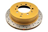 DBA HD Series 4000XS Brake Rotors DBA42723XS Disc Rotor, Cross-Drilled, Slotted, 4000 XS Series, Uni-Directional, Toyota, Rear, Each thumbnail 4