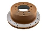 DBA Street Series X-Gold Disc Brake Rotors DBA789X Rotor, Cross-Drilled, Slotted, X-Gold, Uni-Directional, Lexus, Rear, Each thumbnail 7