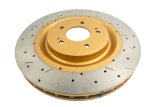 DBA HD Series 4000XS Brake Rotors for 2008-2015 LANCER - DBA42224XS Disc Rotor, Cross-Drilled, Slotted, 4000 XS Series, Uni-Directional, Mitsubishi, Front, Each thumbnail 4