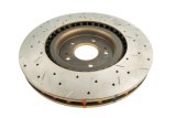 DBA HD Series 4000XS Brake Rotors for 2008-2015 LANCER - DBA42224XS Disc Rotor, Cross-Drilled, Slotted, 4000 XS Series, Uni-Directional, Mitsubishi, Front, Each thumbnail 5
