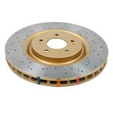 DBA HD Series 4000XS Brake Rotors for 2008-2015 LANCER - DBA42224XS Disc Rotor, Cross-Drilled, Slotted, 4000 XS Series, Uni-Directional, Mitsubishi, Front, Each thumbnail 6
