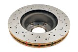 DBA HD Series 4000XS Brake Rotors for 2004 GTO - DBA4040XS Disc Rotor, Cross-Drilled, Slotted, 4000 XS Series, Uni-Directional, Pontiac, Front, Each thumbnail 9