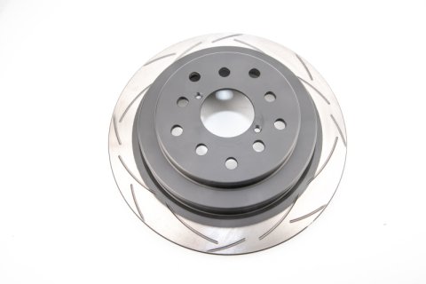 DBA Street Series T2 Disc Brake Rotors DBA656S-10 Rotor, T2, Vented, Slotted Surface, Iron, Black Painted, Subaru, Rear, Each thumbnail 2