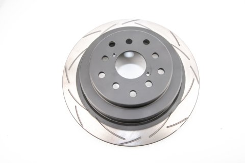 DBA Street Series T2 Disc Brake Rotors DBA656S-10 Rotor, T2, Vented, Slotted Surface, Iron, Black Painted, Subaru, Rear, Each thumbnail 3