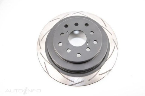 DBA Street Series T2 Disc Brake Rotors DBA656S-10 Rotor, T2, Vented, Slotted Surface, Iron, Black Painted, Subaru, Rear, Each thumbnail 6