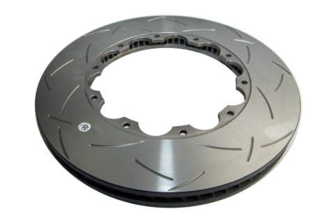 Disc Brakes Australia USA LLC Brake Rotors DBA52371.1RS 5000 Rotor T3 Slot Right Hand - 72CV 390mm x 35mm [ NISSAN R35 GTR 12 -> F BREMBO Replacement ] with M6 Lock Nut