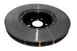 Disc Brakes Australia USA LLC Brake Rotors DBA52774BLKXD 5000 Fully Assembled 2-piece Black Hat Cross Drilled/Dimpled 380mm x 36mm KP [ Audi SQ5 3.0L 15-17 A8 Quattro 4.0L 14-17 F] thumbnail 1