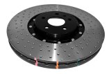 Disc Brakes Australia USA LLC Brake Rotors DBA52774BLKXD 5000 Fully Assembled 2-piece Black Hat Cross Drilled/Dimpled 380mm x 36mm KP [ Audi SQ5 3.0L 15-17 A8 Quattro 4.0L 14-17 F] thumbnail 2