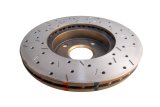 DBA HD Series 4000XS Brake Rotors DBA4538XS Disc Rotor, Cross-Drilled, Slotted, 4000 XS Series, Uni-Directional, Mazda, Front, Each thumbnail 5