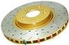 DBA HD Series 4000XS Brake Rotors for 2011-2014 MUSTANG - DBA42126BLKXS Rotor, 4000XS, Vented, Cross-Drilled and Slotted Surface, Iron, Black Painted, Ford, Front, Each thumbnail 4