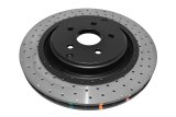 DBA HD Series 4000XS Brake Rotors DBA42605XD Disc Rotor, Cross-Drilled, 4000 XS Series, Uni-Directional, Chevrolet, Camaro, Rear, Each thumbnail 4