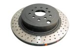 Disc Brakes Australia USA LLC Brake Rotors DBA43051XD-10 4000 XD Crossdrilled/Dimpled KP [ Subaru WRX STi Brembo 4 Pot Spec "R" Yellow Calipers 19'' Rim 04/17-> R ] thumbnail 1