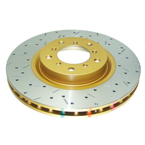DBA HD Series 4000XS Brake Rotors DBA42850XS Disc Rotor, Cross-Drilled, Slotted, 4000 XS Series, Uni-Directional, BMW, Front, Each thumbnail 5