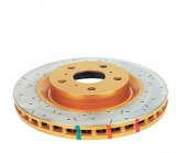 DBA HD Series 4000XS Brake Rotors for 1989-1996 300ZX - DBA4908XS Disc Rotor, Cross-Drilled, Slotted, 4000 XS Series, Uni-Directional, Nissan, Rear, Each thumbnail 1