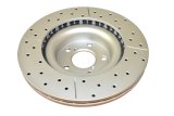 DBA Street Series X-Gold Disc Brake Rotors DBA650X Rotor, Cross-Drilled, Slotted, X-Gold, Uni-Directional, Subaru, Front, Each thumbnail 7
