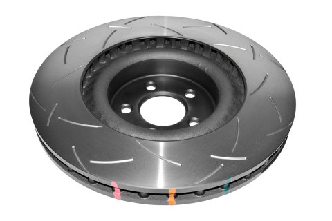 DBA Club Spec 4000 T3 Brake Rotors DBA42166S Rotor, T3, Vented, Slotted Surface, Iron, Black Painted, Ford, Front, Each